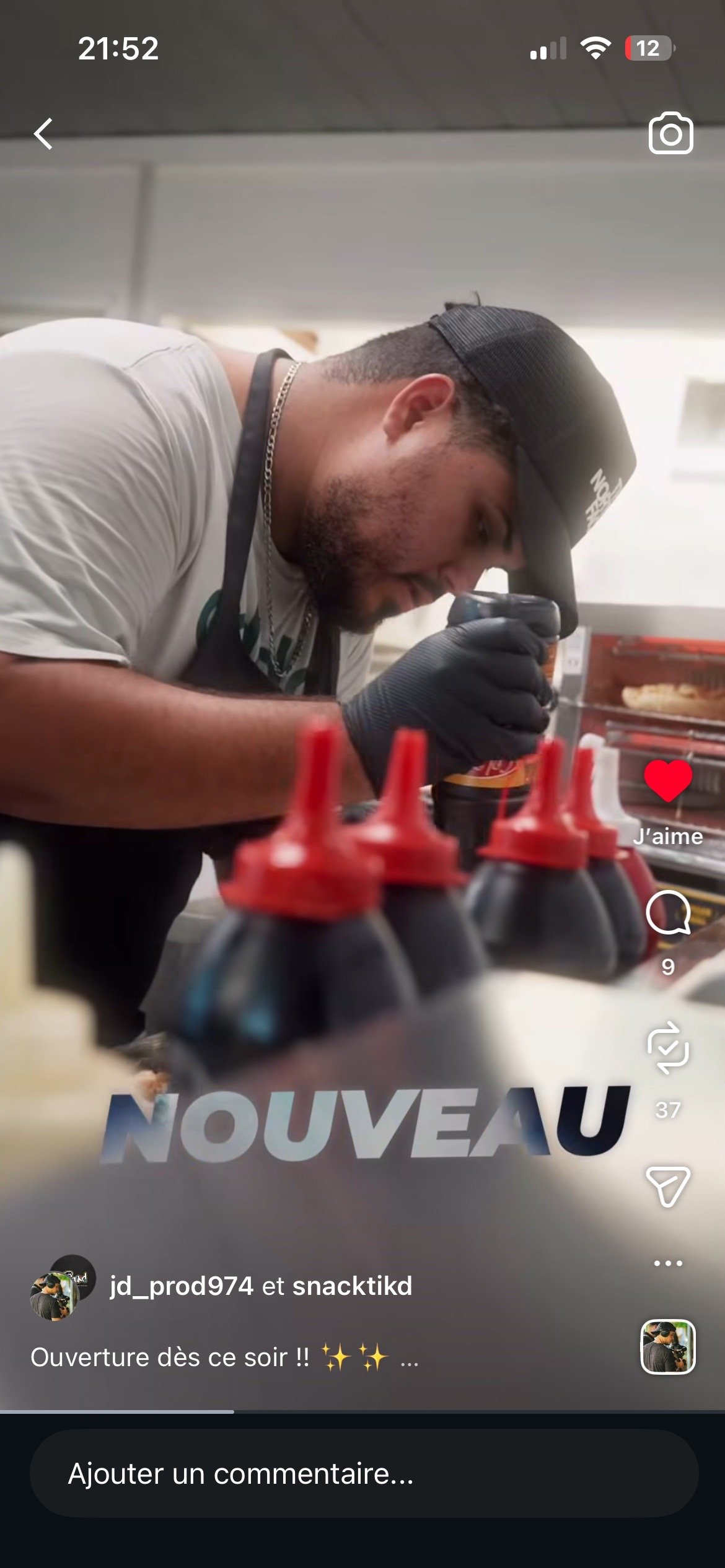 Préparation en cuisine